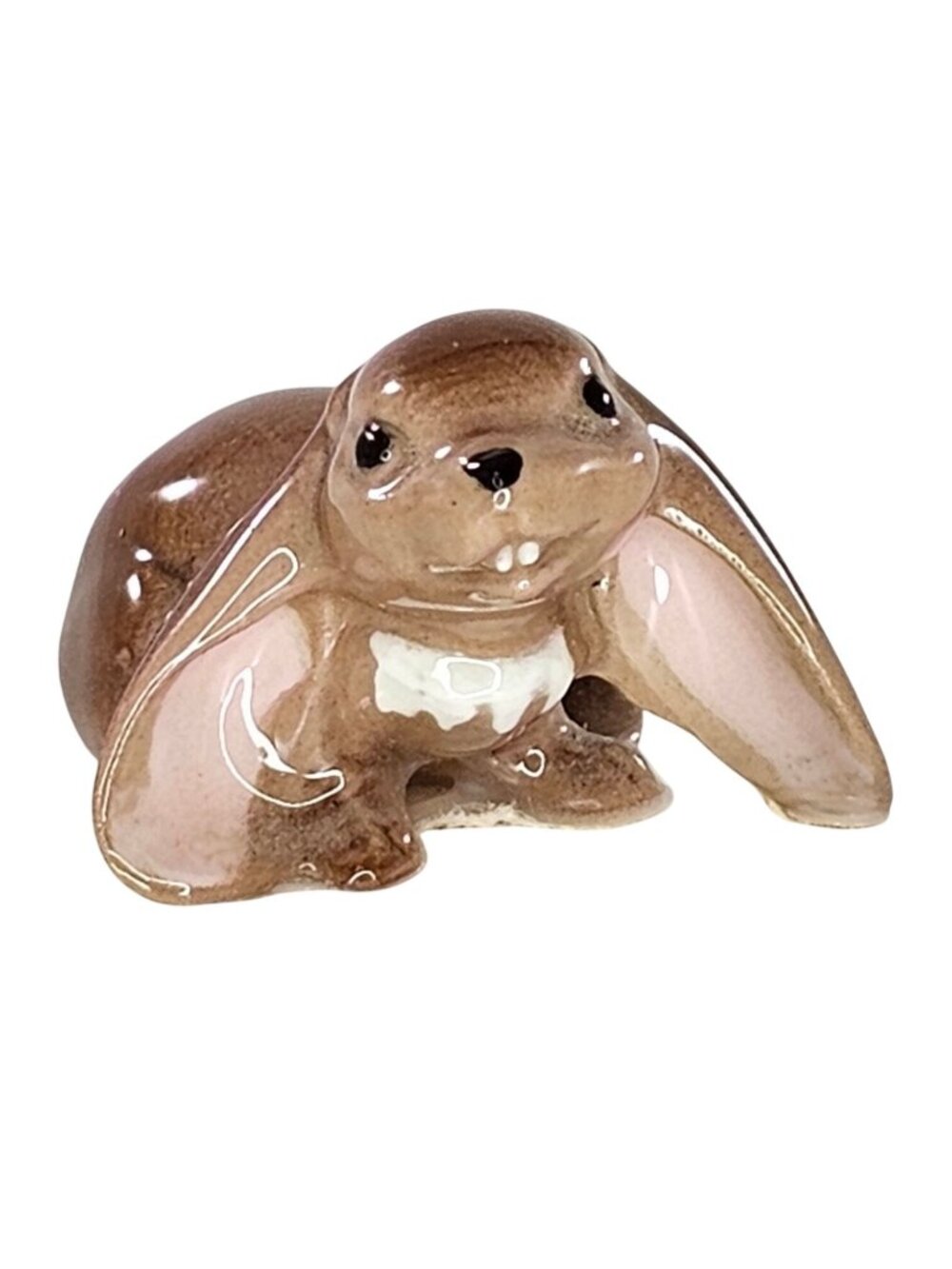 Hagen Renaker Lop Eared Bunny Rabbit Brown Miniature Figurine